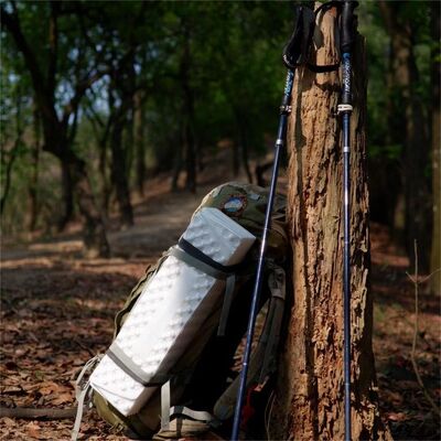 Lightweight Insulated Sleeping Pad , 99g Egg Crate Camping Pad For Backpacking