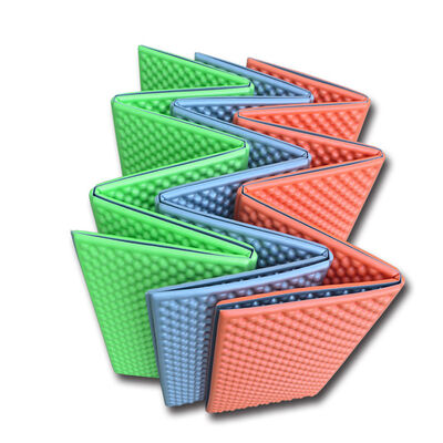 Closed Cell Double Foam Sleeping Pad Wide Egg Crate Moisture Proof Foam Camping Pad