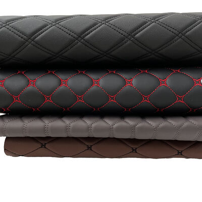 Pattern Embossed Leather 5mm-15mm Artificial Faux Leather Fabrics For Furniture