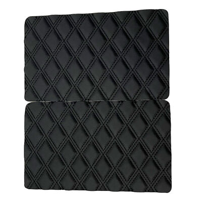 Car Interior Embroidery PVC Leather Anti Mildew Quilted Leather Fabric With XPE Sponge Foam