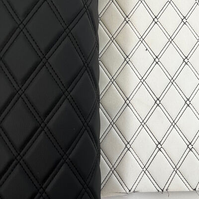 180cm Width Diamond Stitching Leather Waterproof For Car Seat Covering