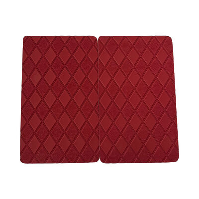 Dustproof Non Slip Embroidery PVC Leather For Upholstery / Sofa Making