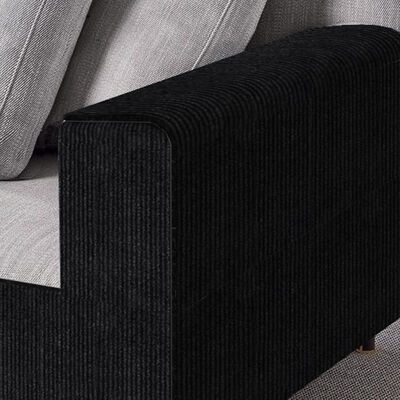 Gray Self Adhesive Cat Scratching Mat 4mm Thickness Removable Cat Scratch Pad For Door