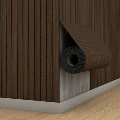 IXPE Foam Layer Soft Wood Slat Wall Panels For Welfare Home Decor