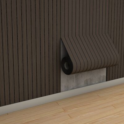 Waterproof Elastic IXPE PVC Grille Panel Wood Grain For School Decor