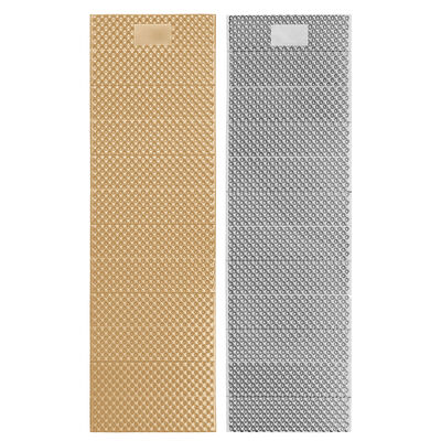 2.5 R-value Silver Foil Insulated Sleeping Pad Winter Mat For Camping