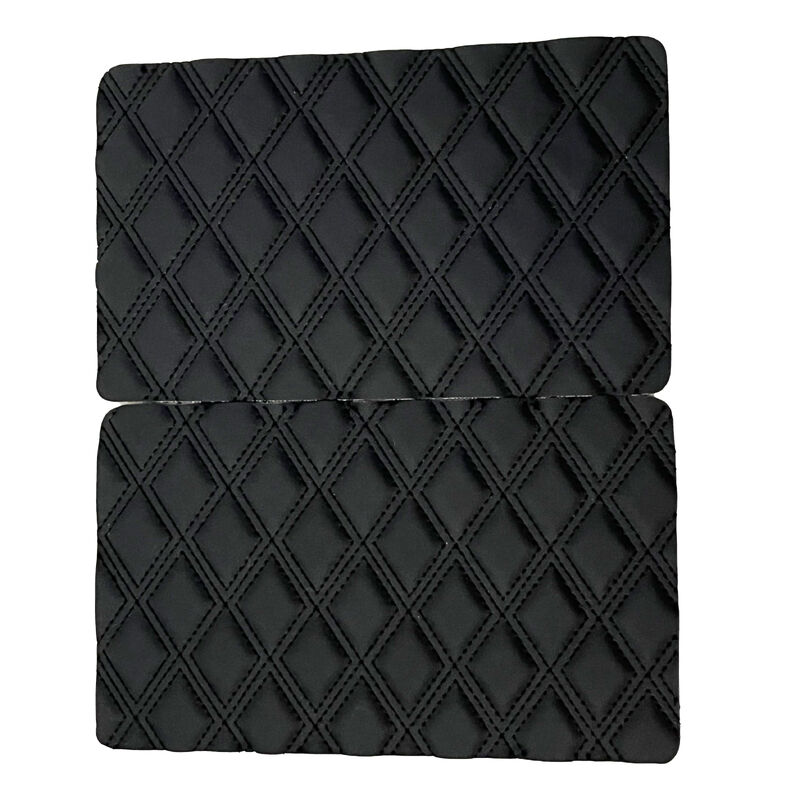 Car Interior Embroidery PVC Leather Anti Mildew Quilted Leather Fabric With XPE Sponge Foam