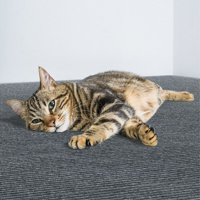 40*100cm Trimmable Self Adhesive Cat Scratcher Carpet For Covering Cat Tower