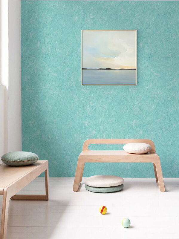 Monet Impression Series Non Toxic Foam Wallpaper Roll 5mm Thick For Kitchen