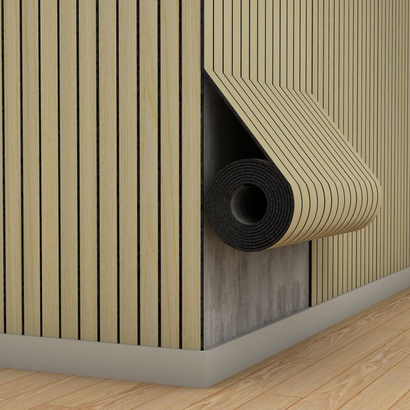 Fire Retardant PVC Protection Flexible Wood Wall Panel Wallpaper For Home Decor