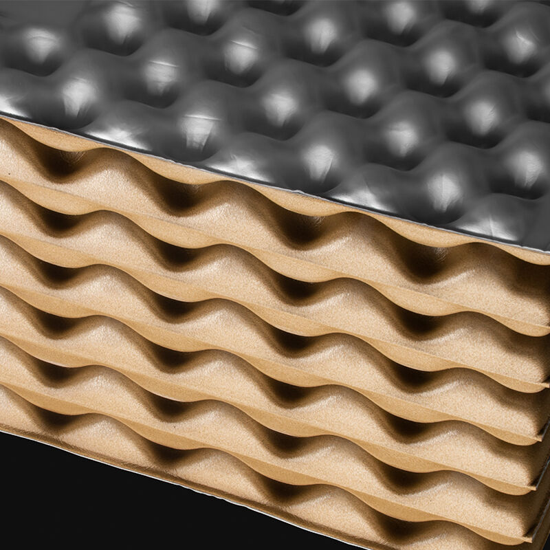 2.5 R-value Silver Foil Insulated Sleeping Pad Winter Mat For Camping