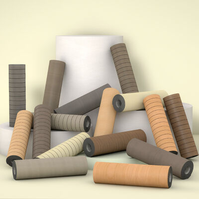 IXPE Shockproof Self Adhesive 3D Foam Wallpaper Wood Grain Design for Thermal Insulation